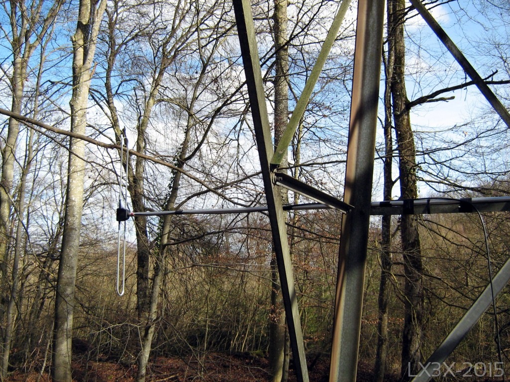 Antenna of LX0ARR at the ADRAD Kayldall repeatersite